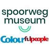 Spoorwegmuseum via Colourful people logo